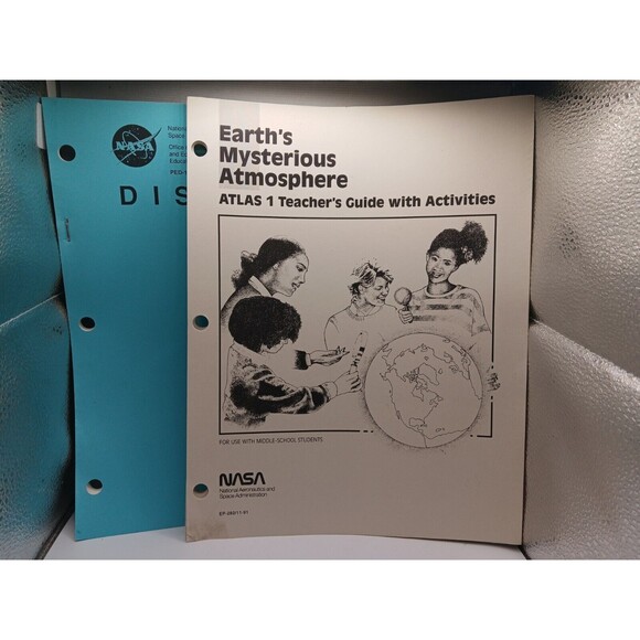 NASA Discovery Educational Book K-3 Homeschool Science PED-105 & Atlas 1 Guide - Picture 1 of 11